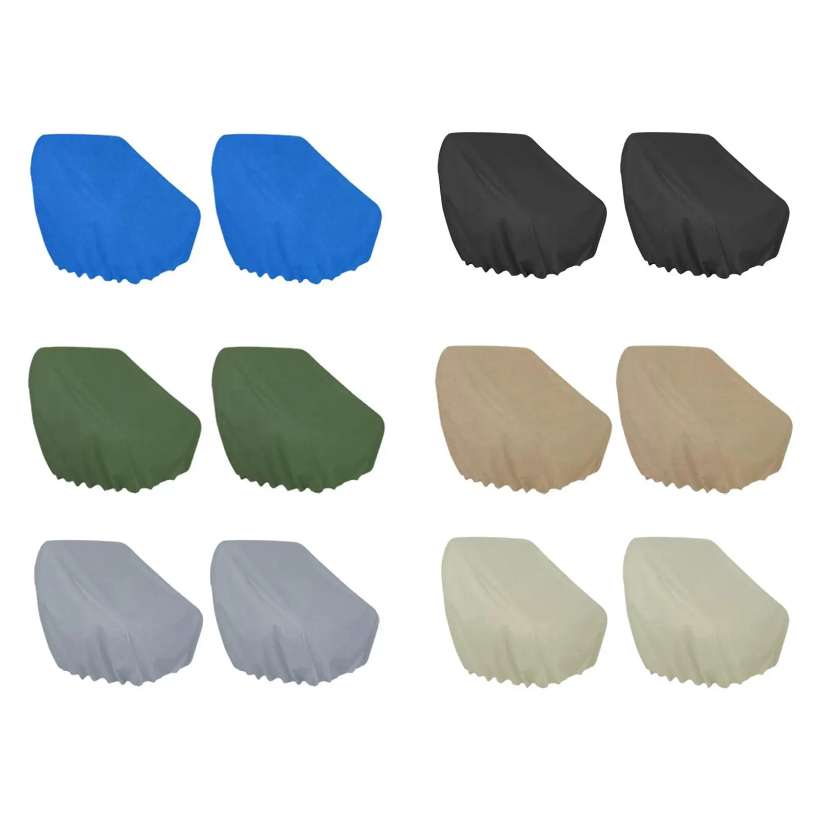 Outdoor Waterproof Boat Seat Covers Universal Oxford Cloth Marine Chair Protector for Motor and Sea Boats
