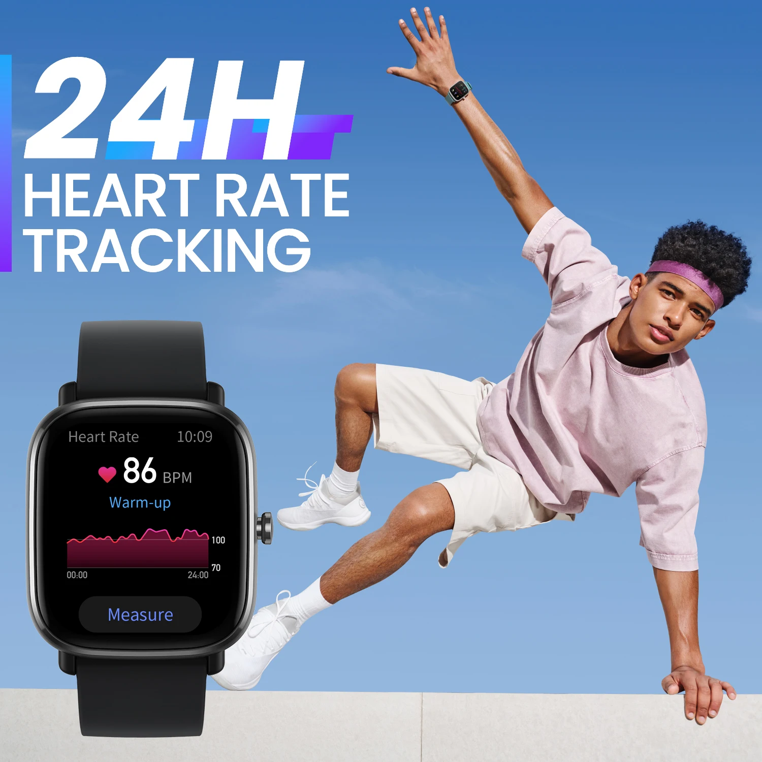 Amazfit GTS 2 Mini Reloj Inteligente, Control del Sueño, Más de 68 Modos de Deporte, Dispositivo para Android e iOS, Novedad del 2022