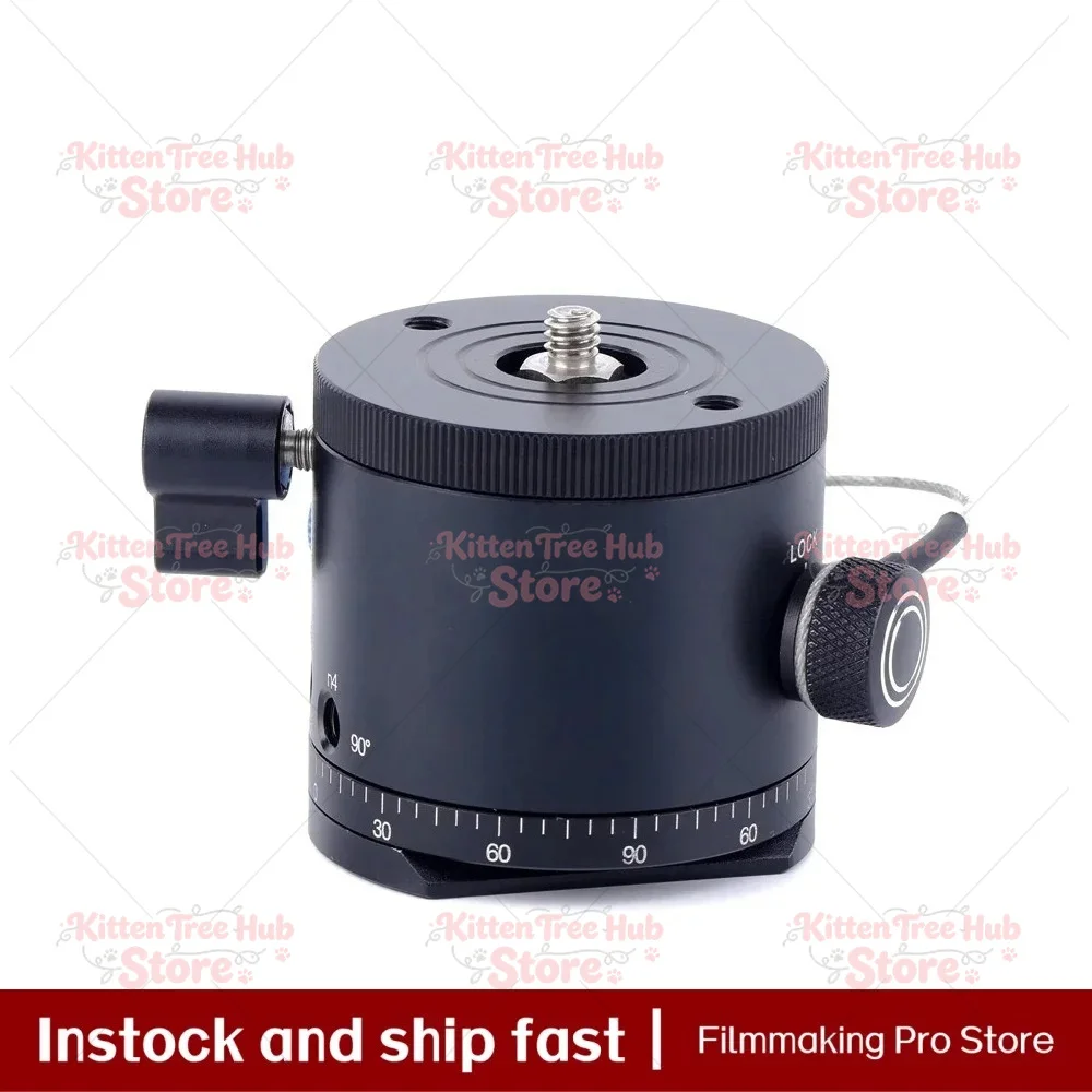 Index Rotator Precision Panoramic Detent Stop Rotation Head Arca Type Tripod Quick Release Base