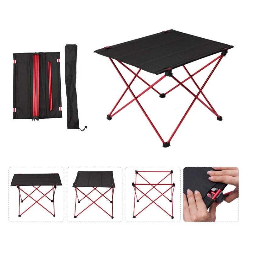 Outdoor Camping Ultralight Portable Folding Table Picnic Table 55x40cm