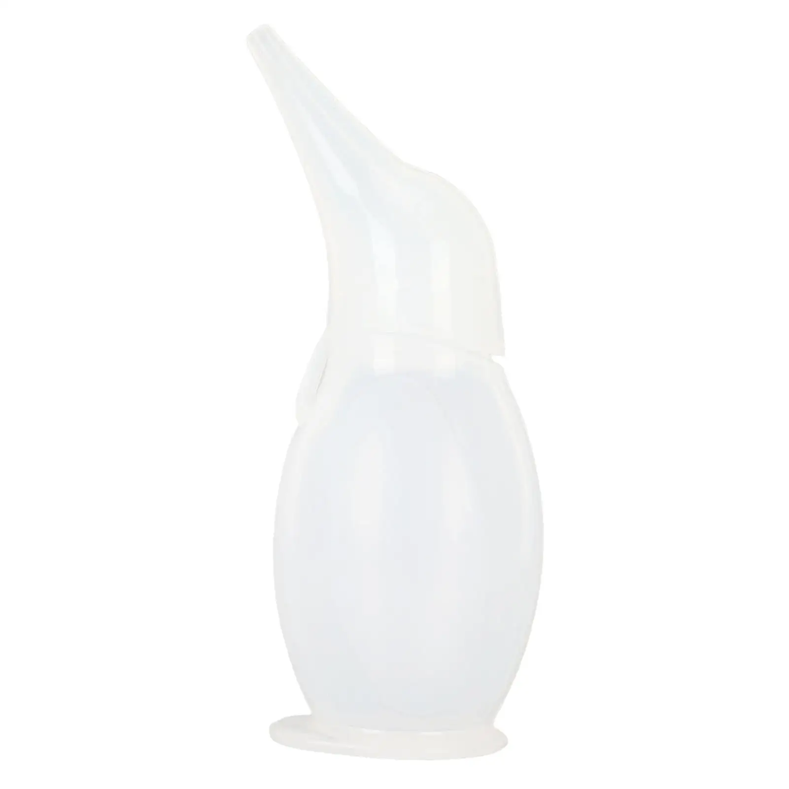 Transparent Silicone Baby Nasal Aspirator - Easy-to-Use Reusable Nose Sucker for travel