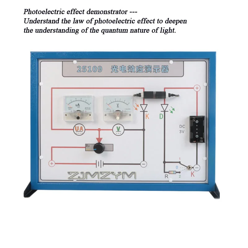 Dimostratore di effetti fotoelettrici strumento di insegnamento quantistico ottico fisico dimostrazione della legge con effetto fotoelettrico