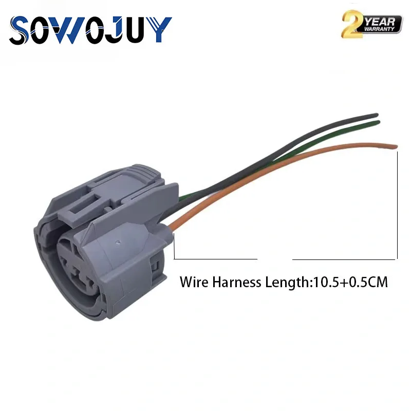 3 Pin Waterproof Female Electrical Connector  Plug 6189-0481 For Honda Civic Accord CRV Acura Throttle EPS Steering Map Sensor