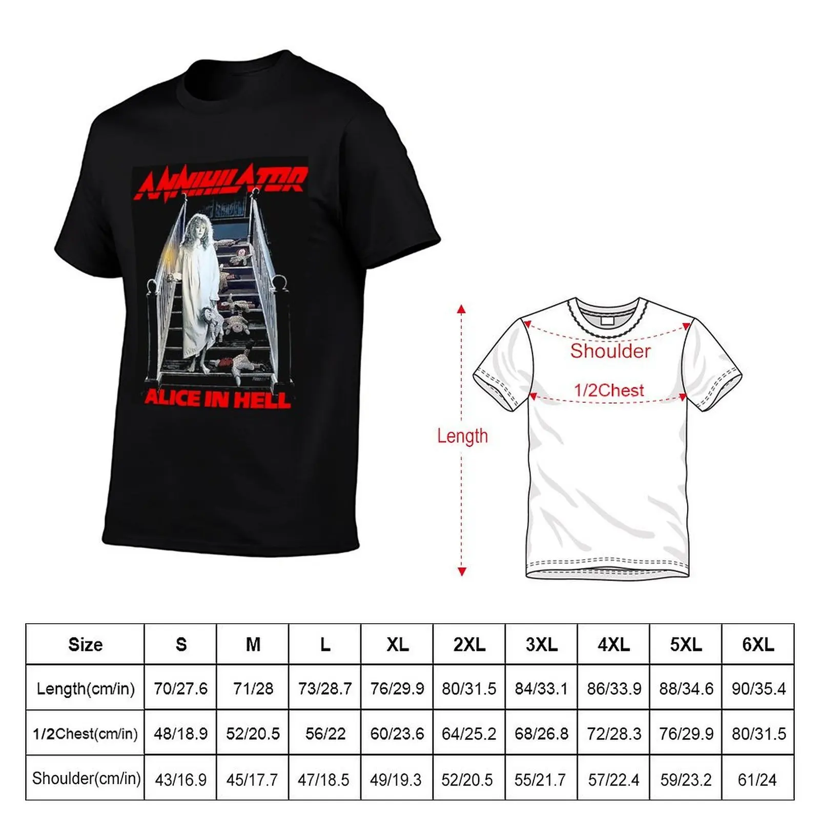 best annihilator T-Shirt man clothes shirts graphic tees black t shirts for men
