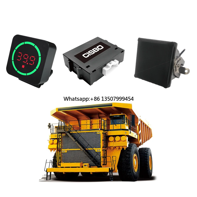40m Waterproof ADAS Radar Proximity Warning System with Blind Spot Detection and Parking Sensor for Heavy Equipment