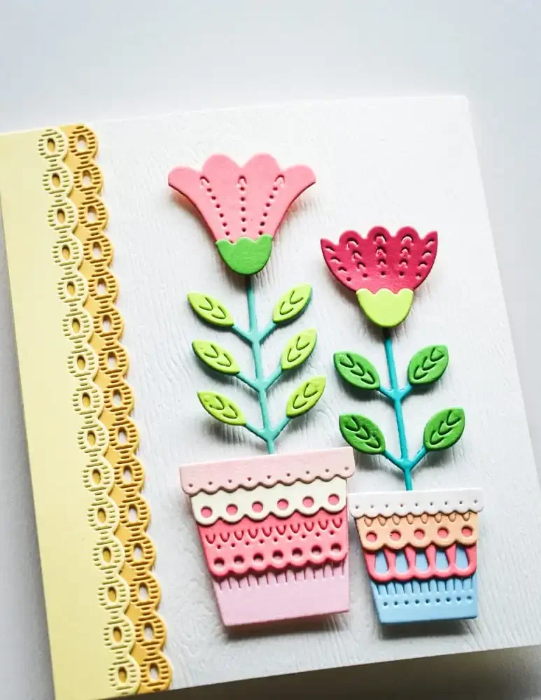 May 2026 Watering Can Fine Eyelet Frames Wild Leaves Metal Cutting Dies for DIY Decorating Scrapbook Card Album Embossing Craft
