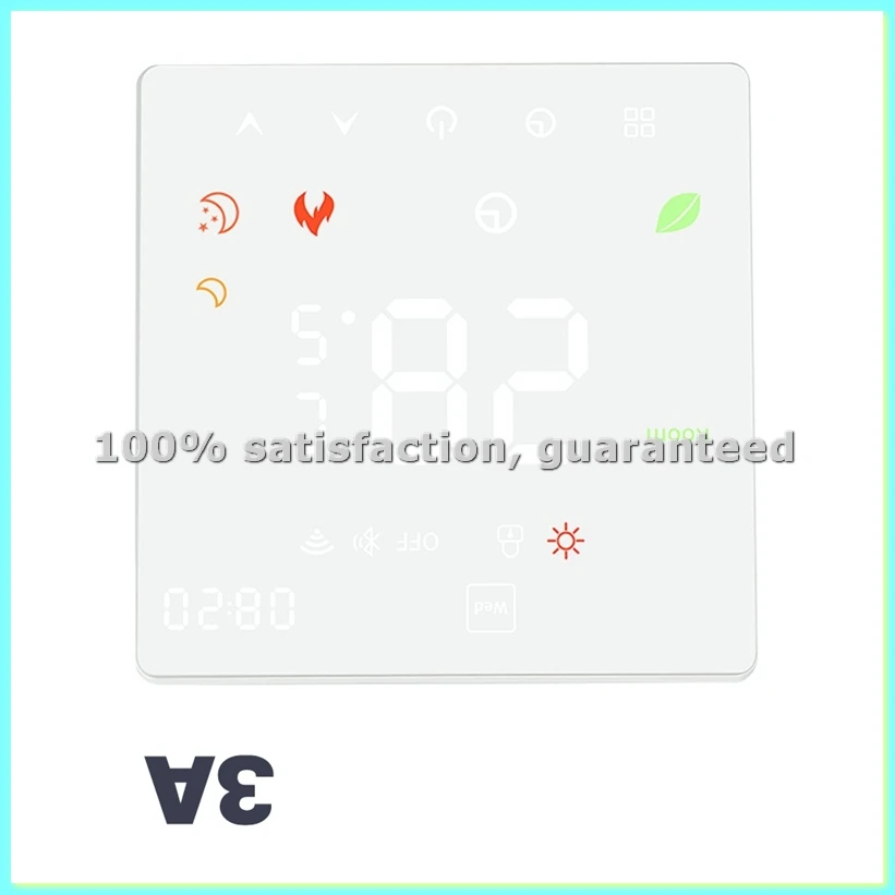 

Умный термостат Tuya WiFi для электрического теплого пола, TRV, для водогрейных котлов, с голосовым управлением и дистанционным контролем температуры для B-ABLA