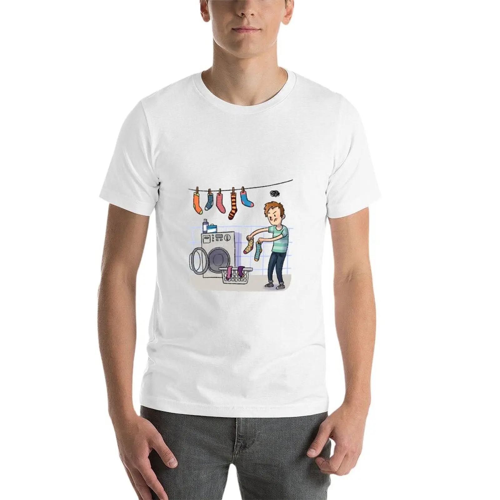 تي شيرت جورب مونستر تي شيرت أنيمي تي شيرت كبير الحجم للرجال تي شيرت قطني