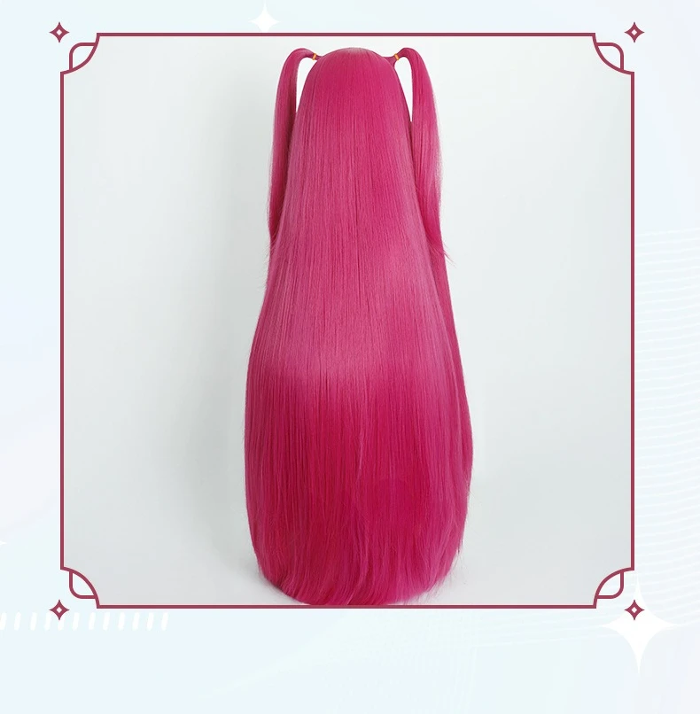 Film Kpop Cosplay Mira Demon Hunters Rosa Capelli lunghi Parrucche sintetiche resistenti al calore Accessori di carnevale Donne adulte