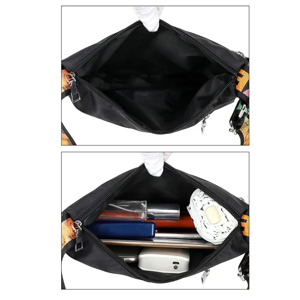 حقيبة نايلون متقاطعة مع الجسم مقاومة للماء للنساء ، حقائب كتف أكسفورد ، حقيبة يد كاجوال ذات سعة كبيرة ، حقيبة تسوق للسفر للسيدات