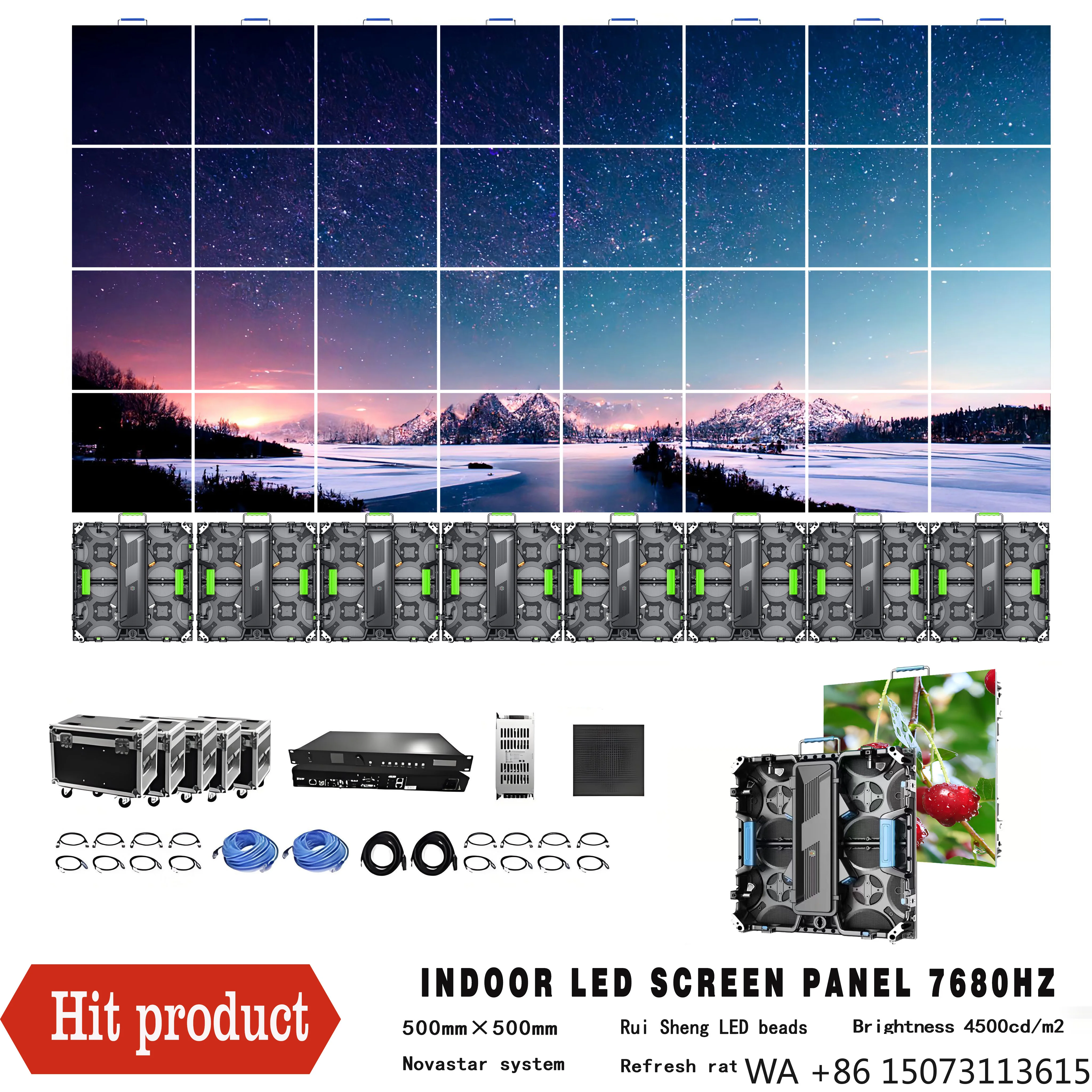 

P4.81 High Resolution LED Display - Indoor/Outdoor Rental for Events & Stages