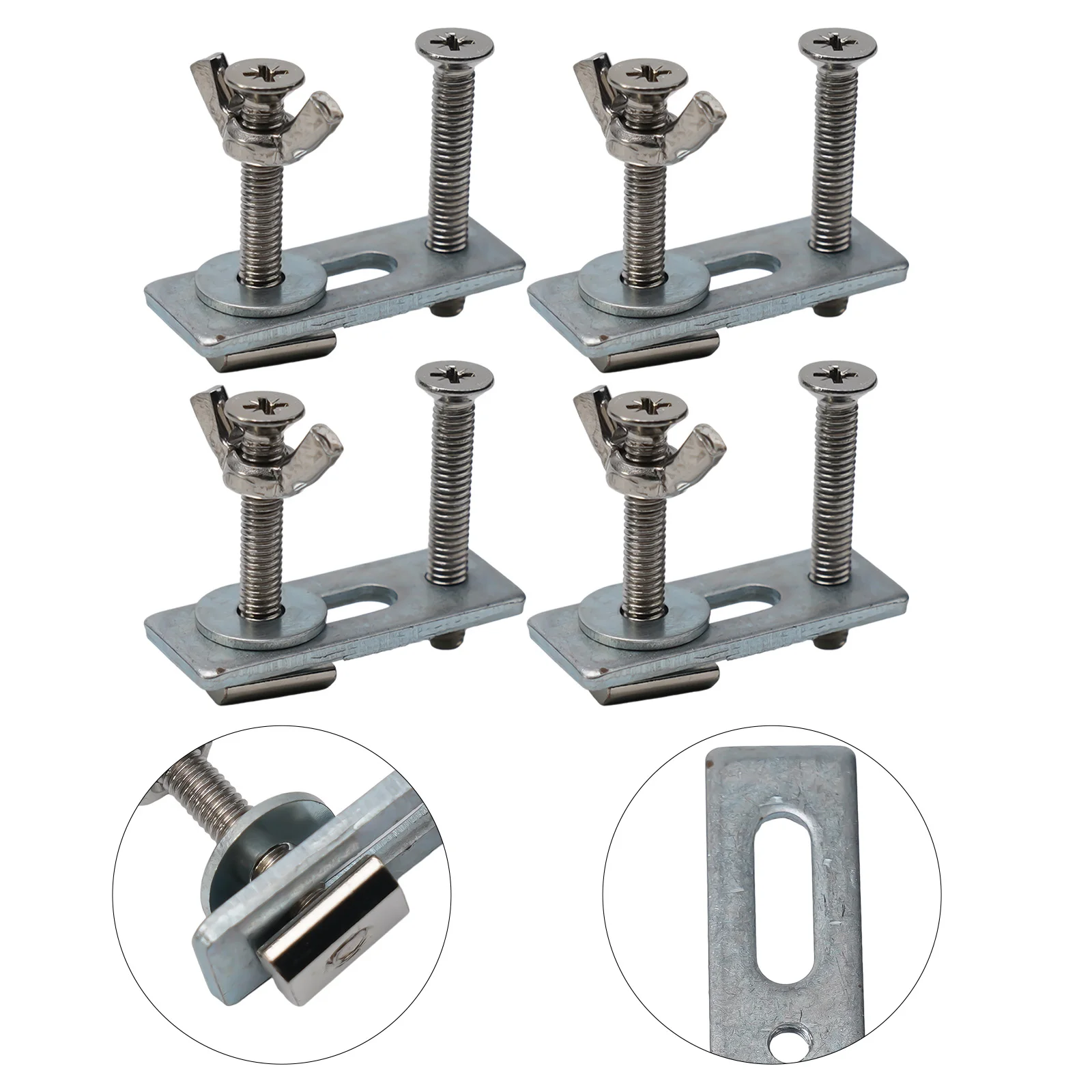 High Quality Brand New Clamp Power Tools M6 Metal Silver T-Track Wear Resistant Adjustable For 3018 Series Hold Down