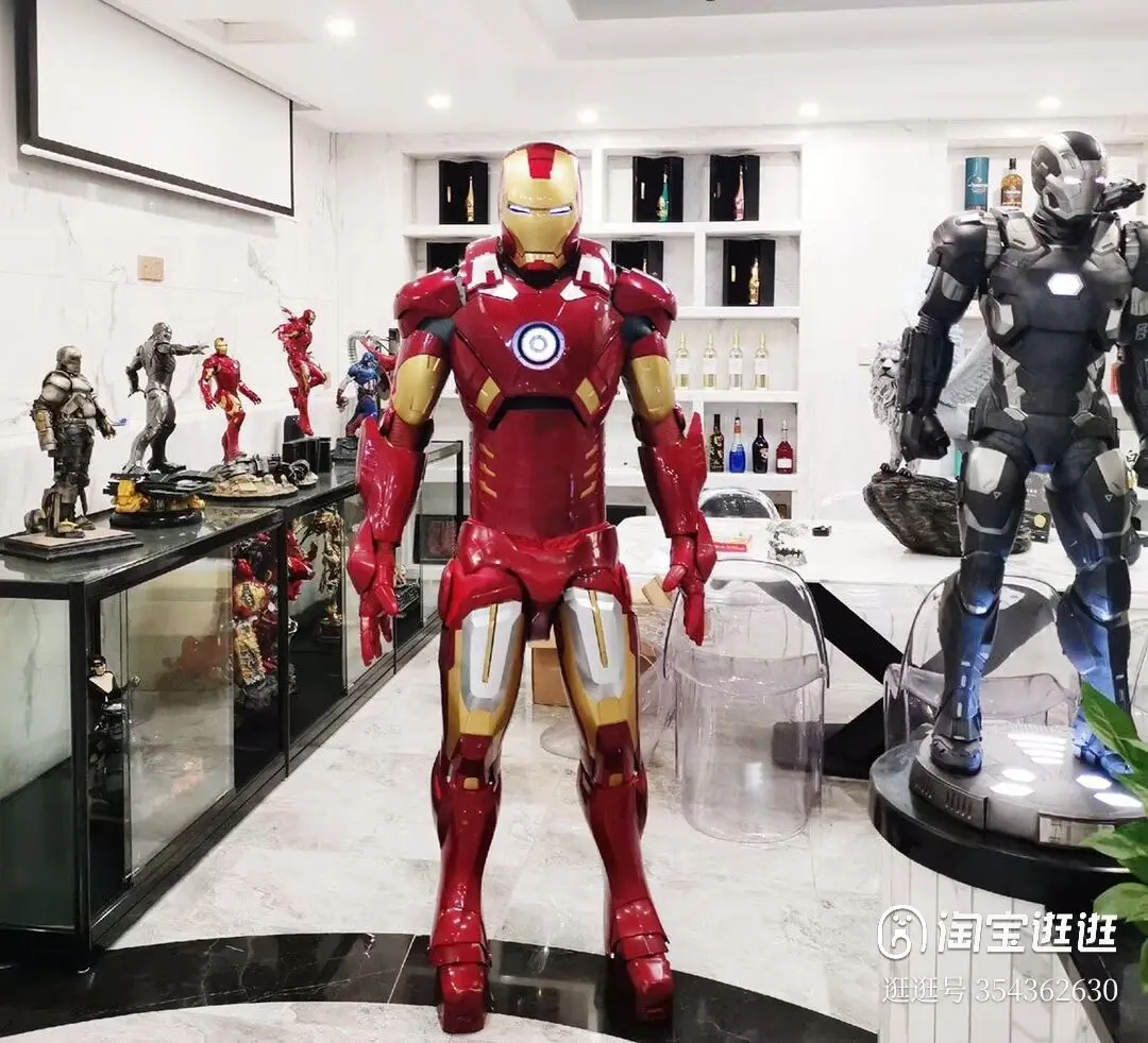 Marvel Iron Man 1:1 Mk7 Full Body Wearable Iron Man Armor New Upgraded Deluxe Edition Standard Edition Cosplay Suits