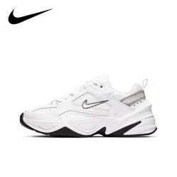 Original Nike M2K Tekno White/Light Color Unisex For Men Women Running Dad Low-top Casual Shoes Sneakers BQ3378-100