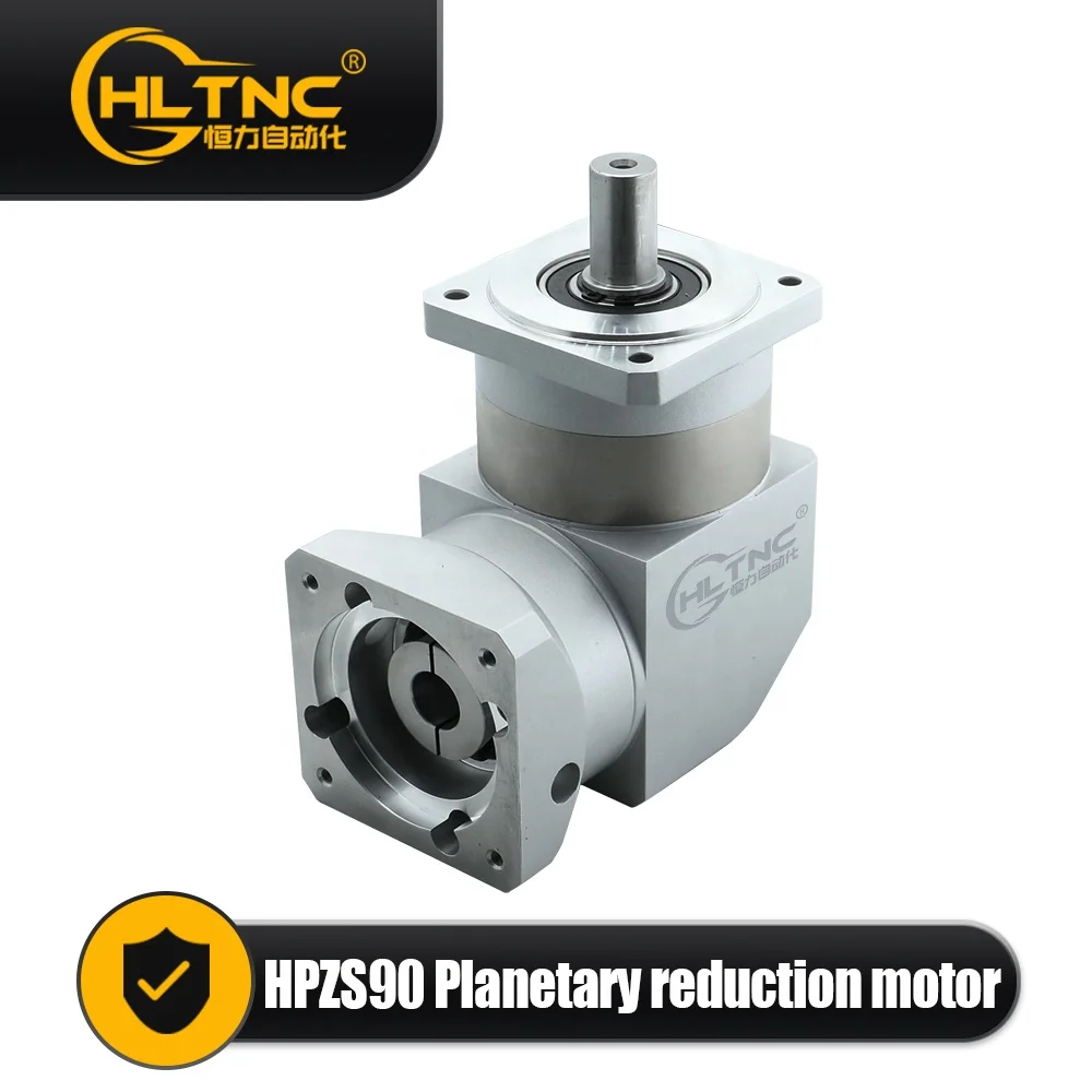 HLTNC Speed Ratios 16/20/25/28/35/40/45/50/70  Gear Servo Precision Planetary Gearbox right angle Reducer ZSPLF90-L2MA for cnc