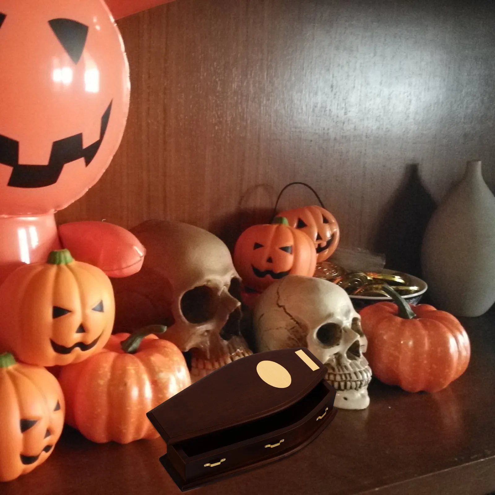 

Миниатюрный деревянный гроб-декор для дома, маленький гробик, креативное украшение, мини-мебель, декоративный элемент