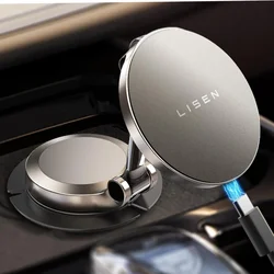 LISEN 2025 Ultra Magnetic Car Mount Charger Dashboard Holder for iPhone 17 pro Max Air 16 15 14 Samsung - Car Phone Holder Gift