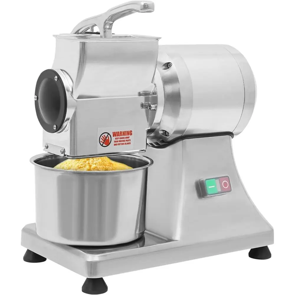 

BepriElectric Cheese Grinding hine, 550W Commercial Cheese Grinder with Bucket, Heavy Duty StainlSteel Crushing Barrel ood Grind