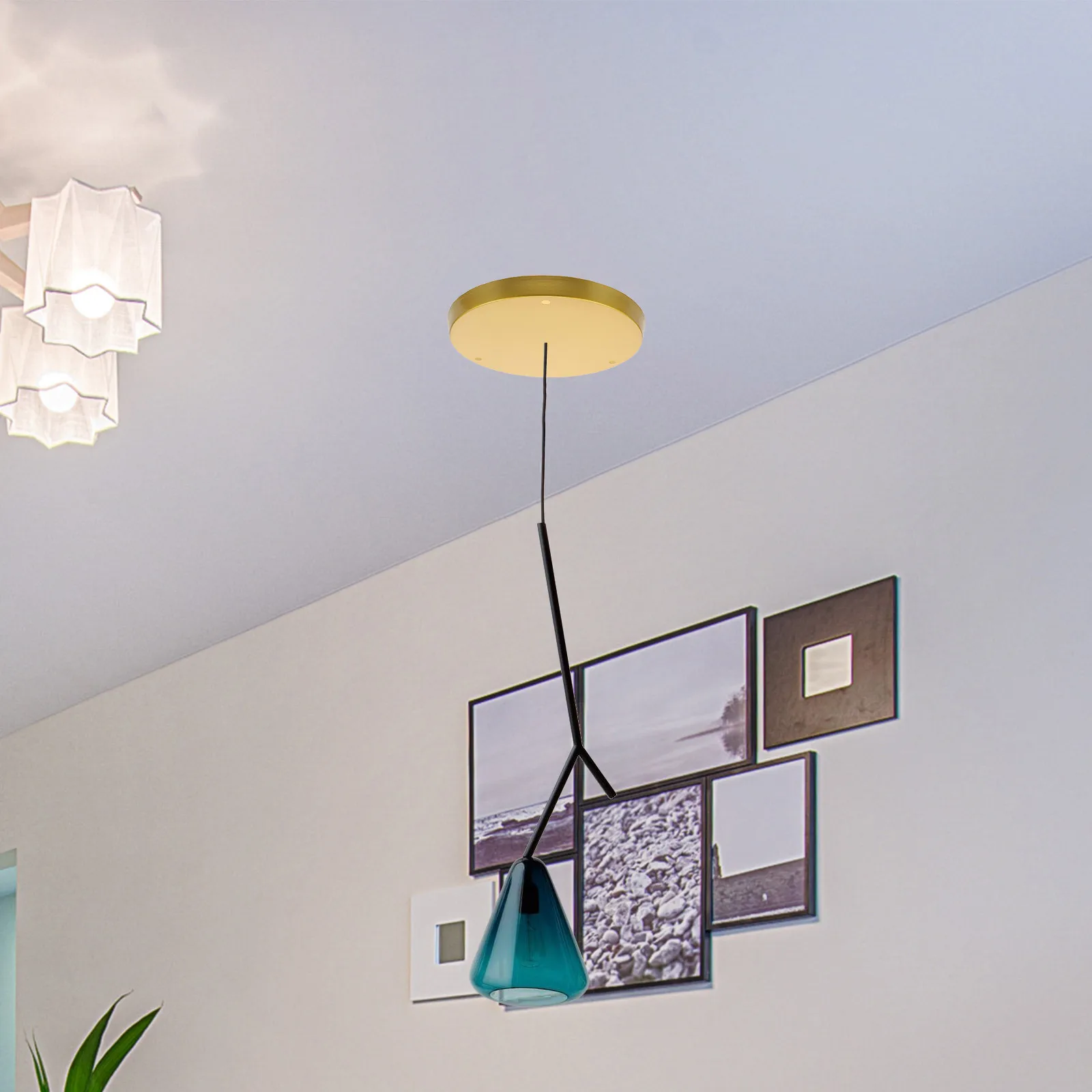 

3 Hole 280mm Ch Mounting Plate Iron Ceiling Canopy Cover Pendant Lamp Fixture Vintage Lighting Accessories Part