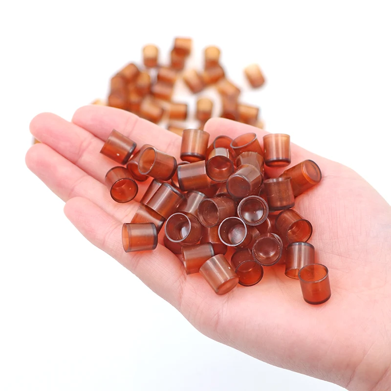 1000PCS/Bag Beekeeping Plastic Brown Rearing Queen Bee Tools King Tools Cell Brown Cup Rear Breeding Supplies Beekeeper Tools