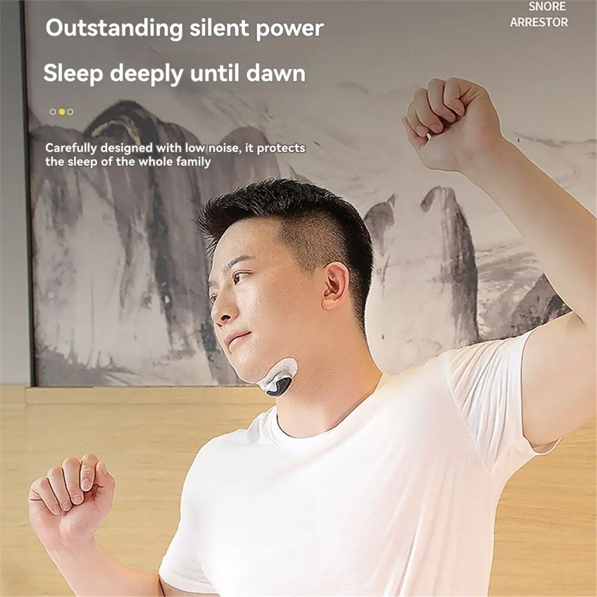 

Новинка 2026: Умный электрический прибор от храпа, портативное устройство для улучшения сна с двойным импульсом, аксессуары для сна