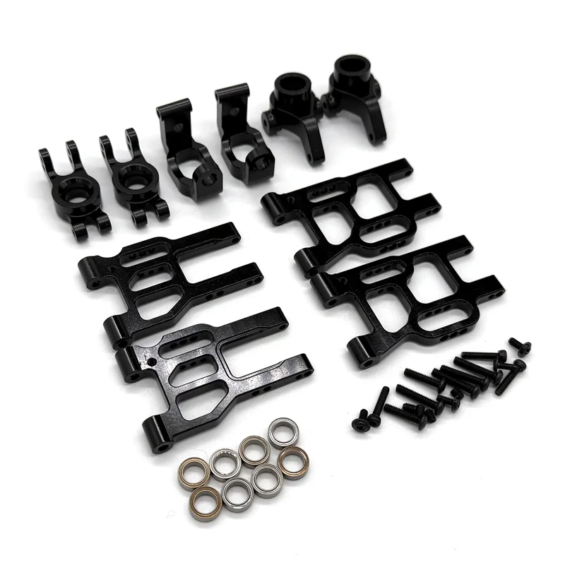 JXMJ Metal Accessories MJX Hyper Go 10303 10304 10306 RC 1/10 Swing Arm Steering Cup C Seat Rear Wheel Bracket Parts