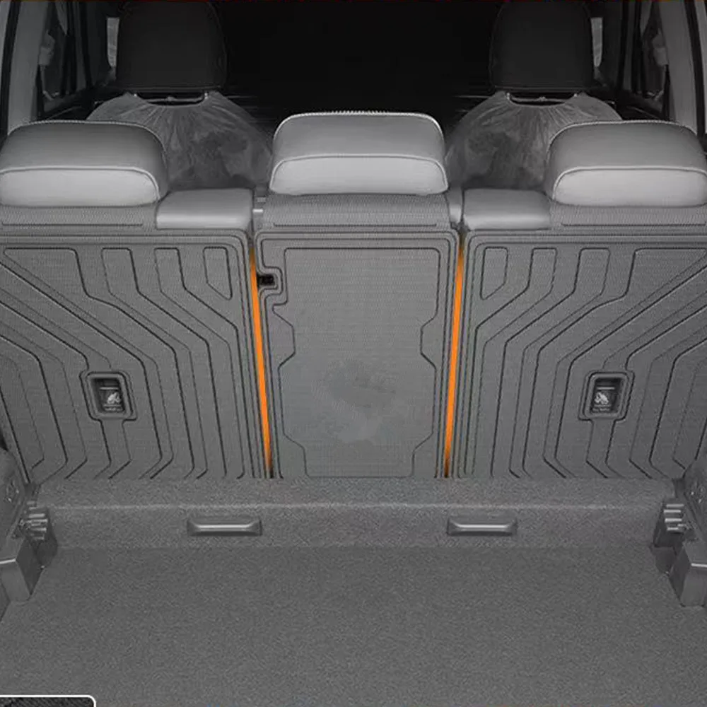 Car Interior Accessories Trunk Mat For Volkswagen TAYRON 2019-22 TPE Material Carpet Full Set Waterproof Anti slip Car Trunk P