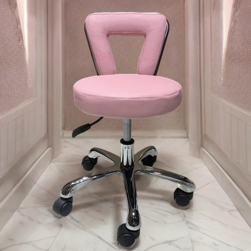 

Hairdresser Chair Cheap Professional Barber Chair Women's Lounge Stool Tattoo Work Armchair Hair Chaise Coiffure Dressing Wheels