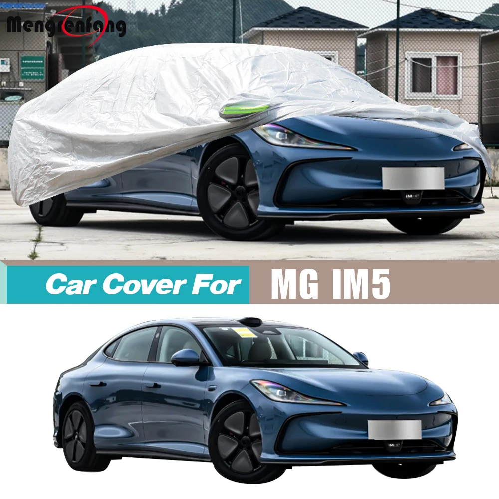 

Outdoor Car Cover Auto Sun Anti-UV Rain Snow Dust Resistant Windproof Cover For MG IM5 IM L6 2023-2026
