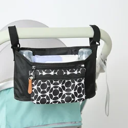 Multi-Pocket Mummy Travel Bag Holder Cup Organizer for Newborn Pram Cart Baby Stroller Bag Universal Wearproof Diaper Nappy Bag