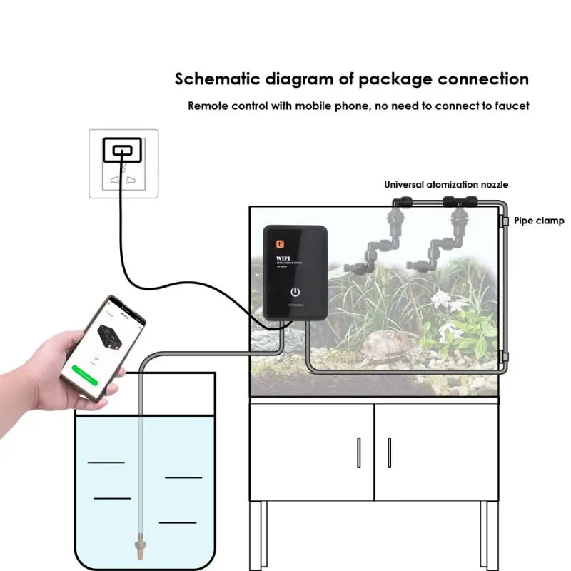 Automatic Mist Four Eva Shock Absorbers Wifi Remote Control Easy To Operate Easy To Install Customize Program Settings