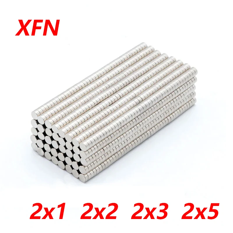 Mini Strong Neodymium Magnets 2x1 2x2 2x3 2x5 mm Small Round Button Magnets Magnet Disc NdFeB Powerful Magnetic Rare Earth Magne