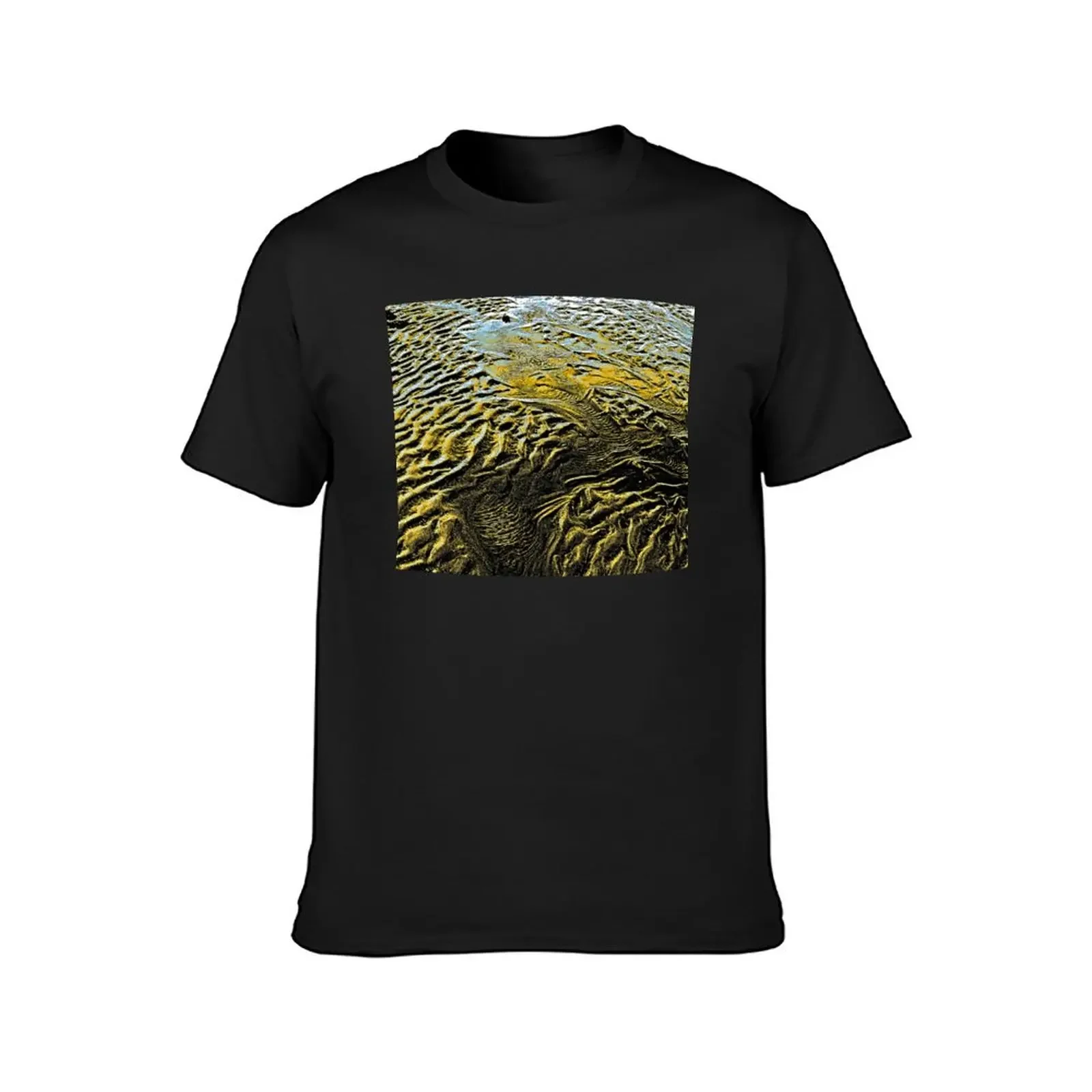 Sand Ripples T-Shirt summer tops oversized boys animal print sports fans T-shirts for men cotton