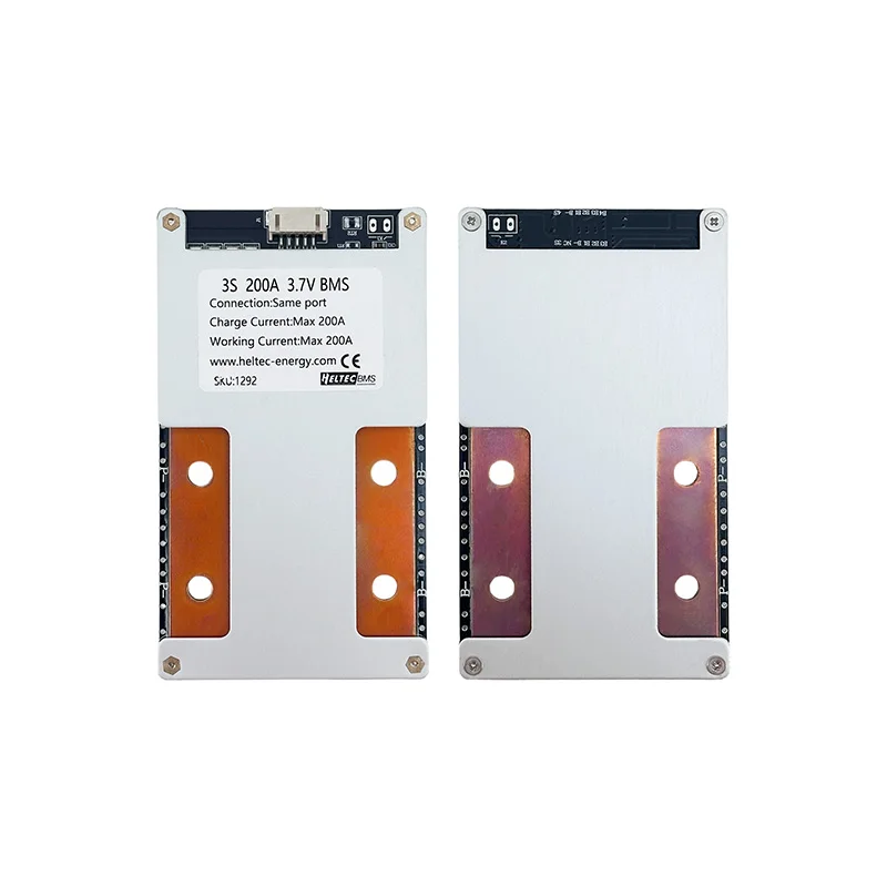 Heltec BMS 4S 200A LiFePO4 /12V 3S BMS Li-ion/Lithium Battery Protection Board Balance Charging High Current 12V Inverter