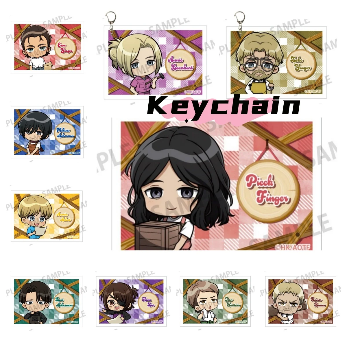 Новый-Шарм-Аниме-Титан-6-СМ-Брелок-Эрен-Йегер-Микаса-Акерман-Армин-Арлерт-Брелок-Акриловая-Модель-Тарелка-Рождественские-Подарки