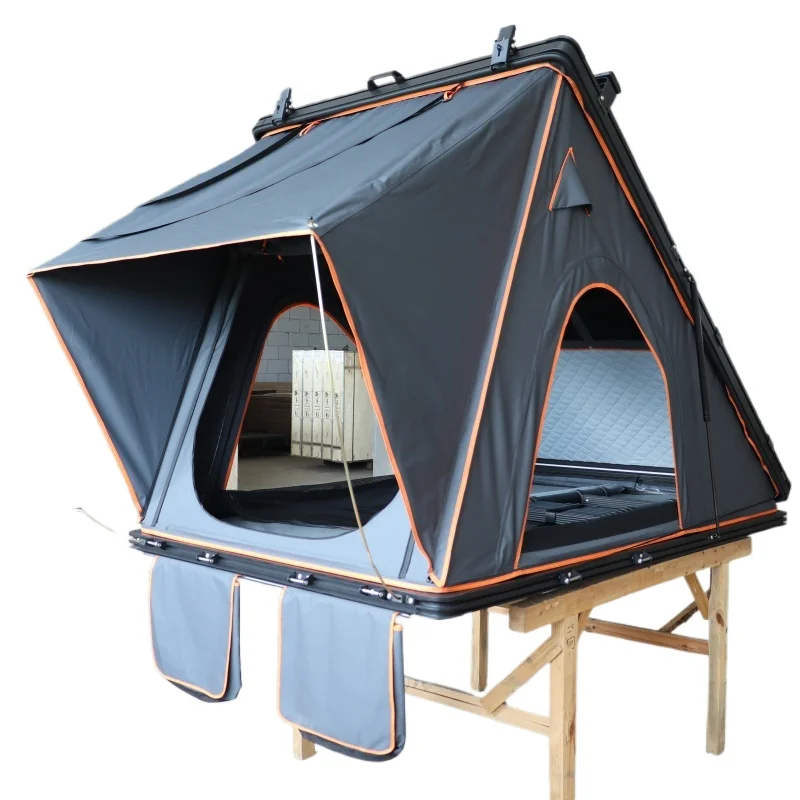 

Customizable waterproof camping hard shell roof tent Off-road portable four-season camping roof tent