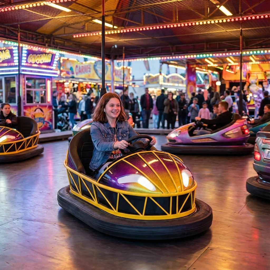 Factory Sale Outdoor Battery Electric Bumper Car New Arrival High-Speed Ground Grid Amusement Park Shopping Mall Adventure Park