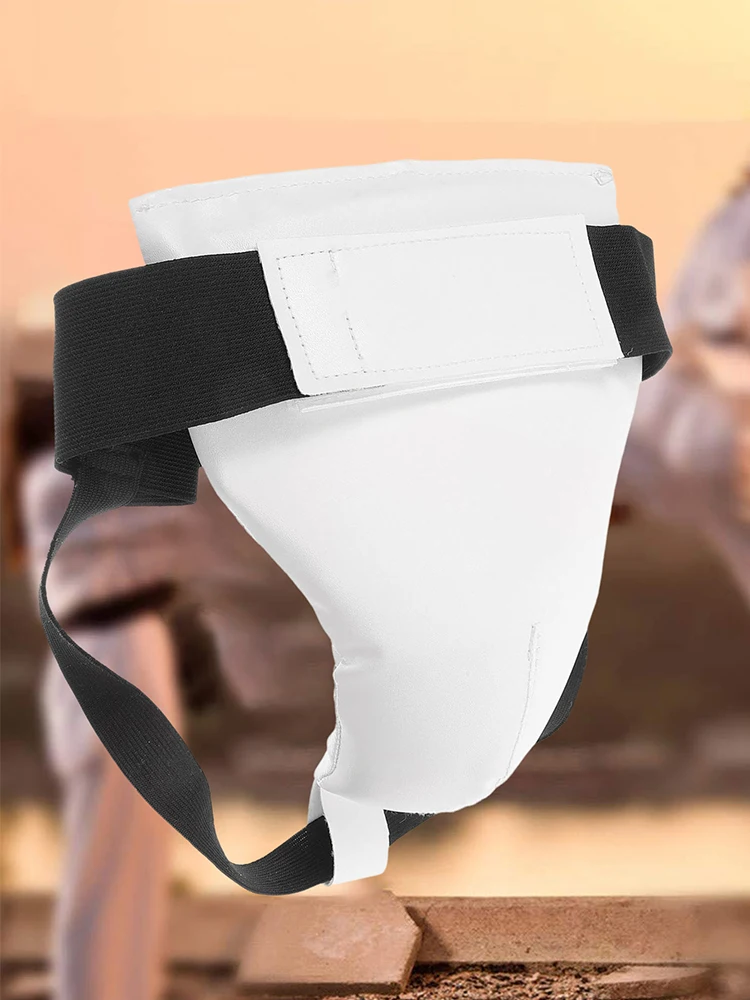 Adult male crotch protector Karate Groin Guard Child men Groin Protector kick boxing protection jockstrap Suitable for 150-185CM