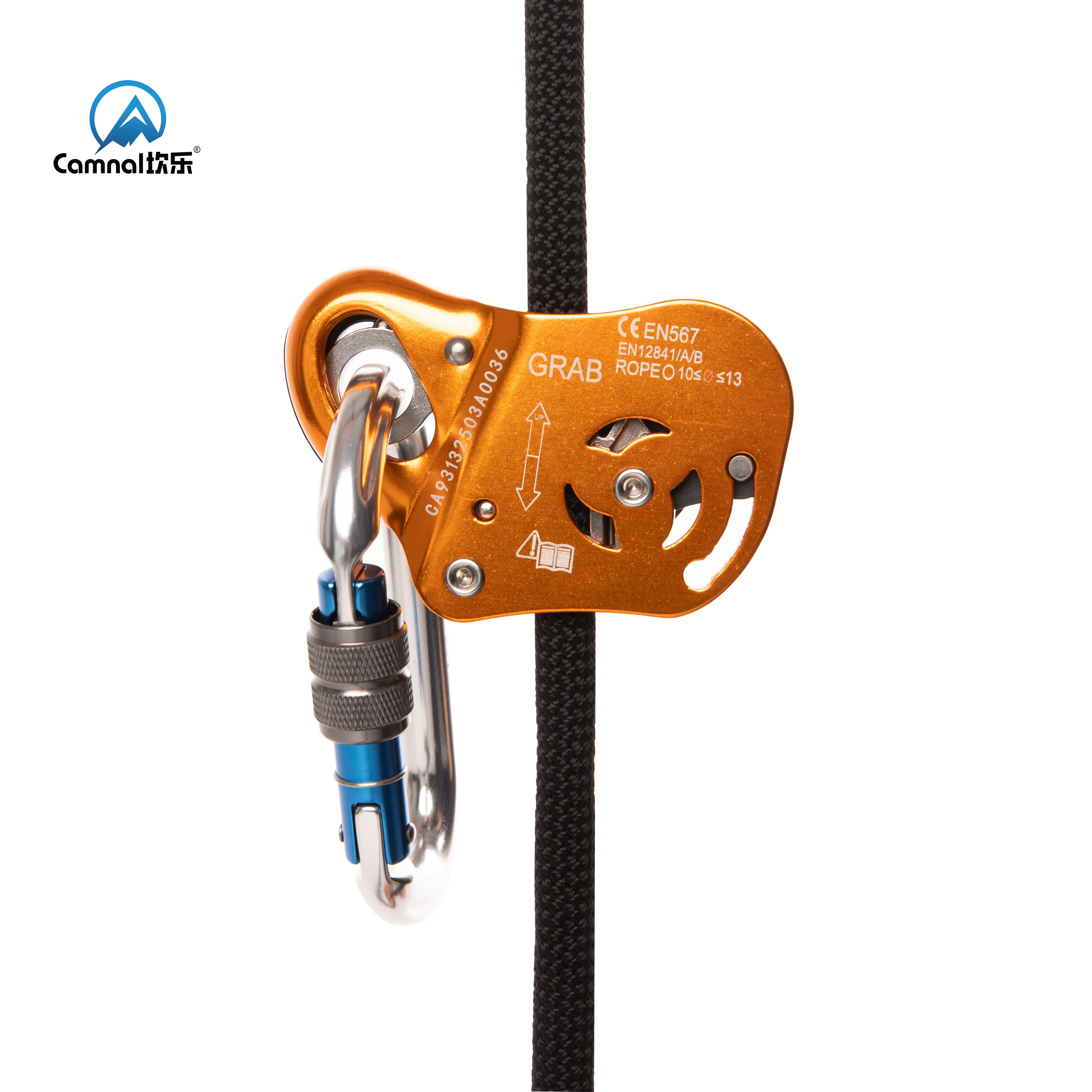 

climbing ascending & descent removable safety equipment rope clamp auto-locking anti-fall protective equipment