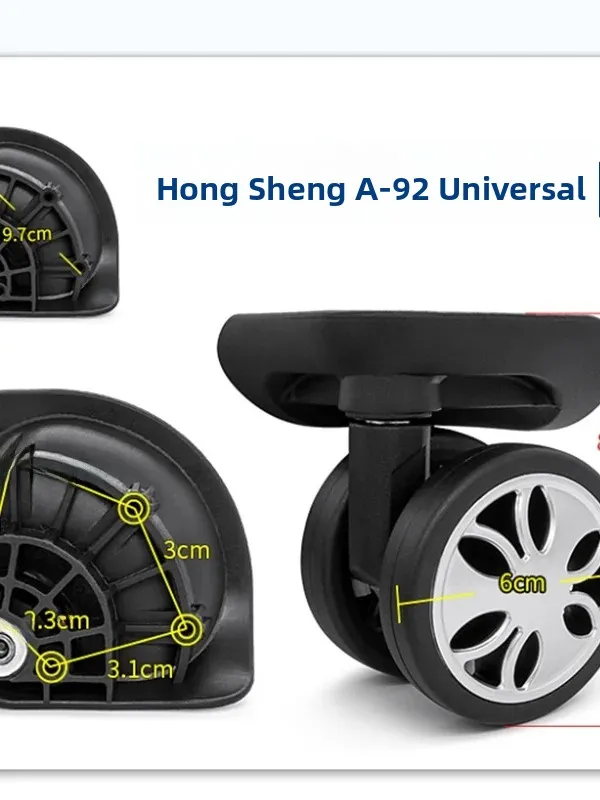 Luggage Parts A92 Replacement Wheels Password Box Carryon Suitcase Universal 241 Thousand Direction Wheels General Purpose
