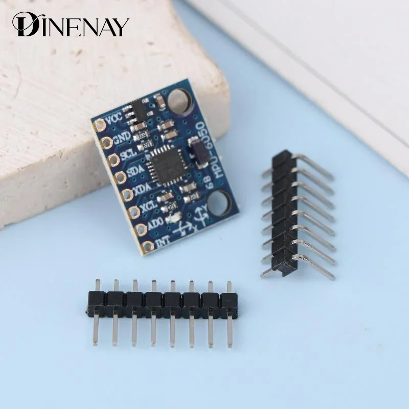 Picture 4: 1Set GY-521 MPU-6050 MPU6050 3 Axis Analog Gyroscope Sensors + Accelerometer Module For ATmega328P With Pins 3-5V DC Moudle