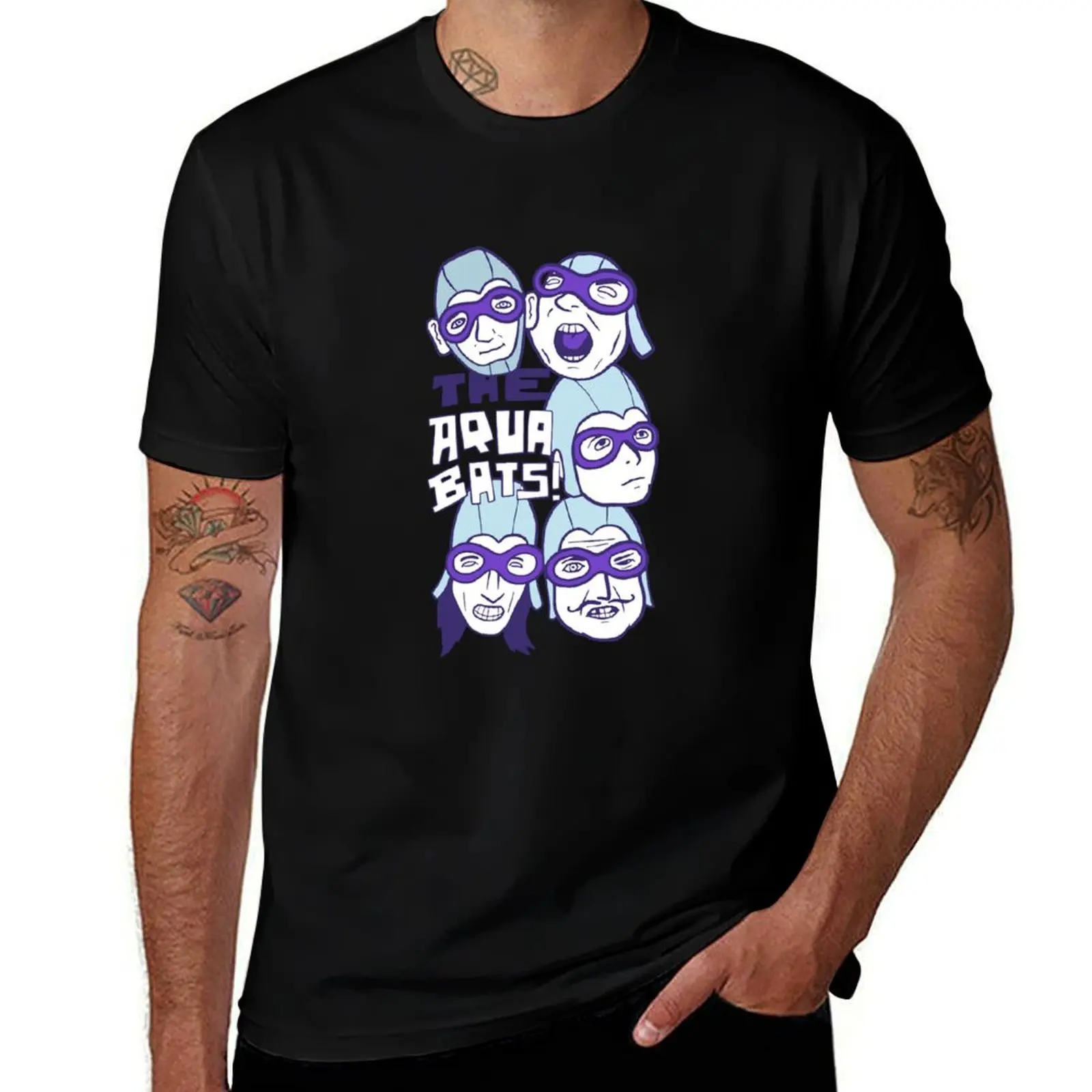 Arduous The Road To Successful Aquabats Funny Trending Gift Movie Fans T-Shirt Non-Shrink Basic Cotton T-Shirt