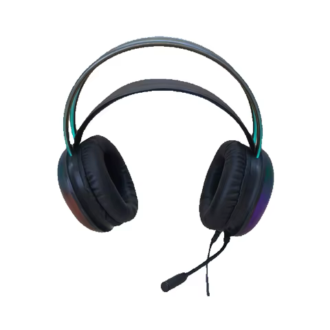 Headset Gamer RGB Com Microfone P2 E USB Para PC E Notebook Drivers De 40mm Som Estéreo Imersivo E Conforto Para Longas Partidas