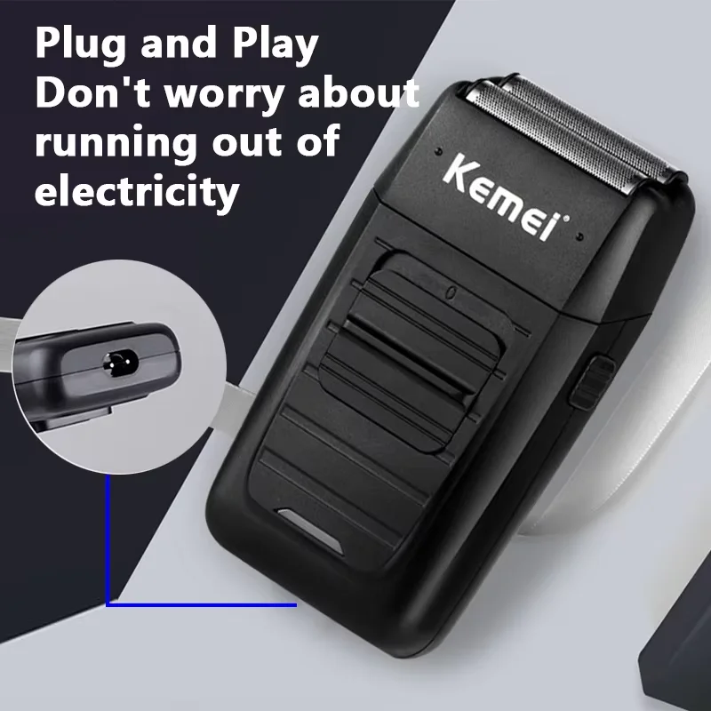 Kemei KM-1102 Elektrischer Rasierer für Männer Haarschneidemaschine Professioneller Haarschneider Bartschneider Rasierer für Herren – Detail 1