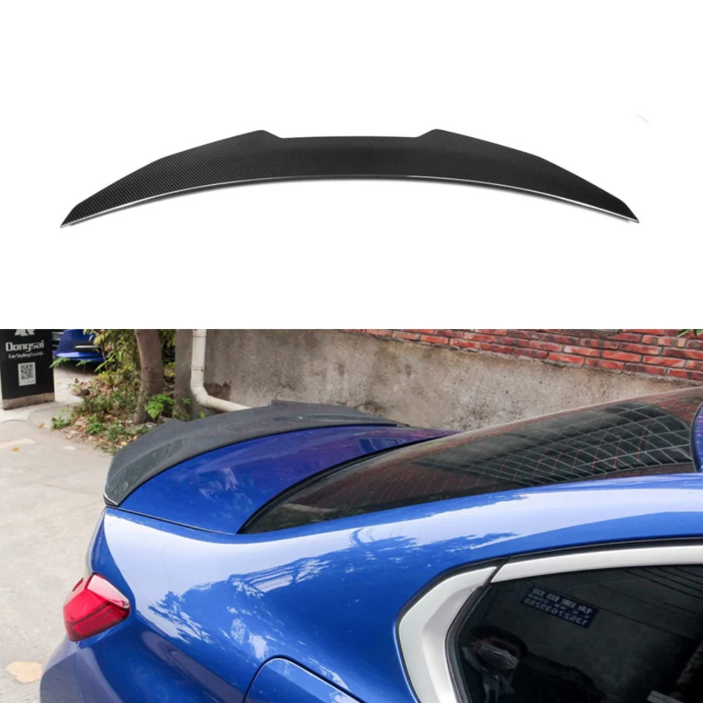 For BMW 3 Series G20 Modified Body Kit with Dry Carbon Fiber PSM Style Wing Shaped Rear Spoiler