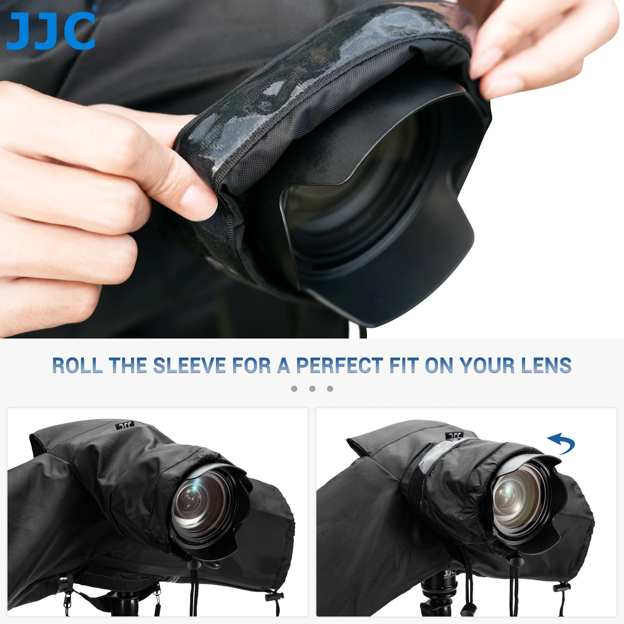 JJC-DSLR غطاء كاميرا المطر ، معطف واق من المطر مقاوم للماء ، المطر الظل ، اكسسوارات لكانون ، نيكون ، سوني ، أوليمبوس