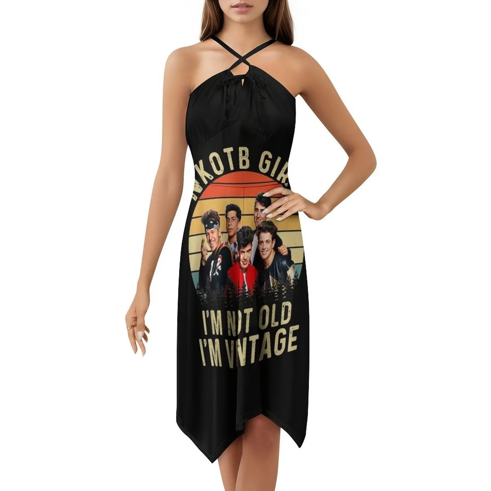 جديد أطفال فتاة أنا لست قديمًا أنا فستان كلاسيكي على الطراز الكوري للنساء فستان كاجوال أنيق للحفلات أو الارتداء اليومي Nkotbs أطفال جديد