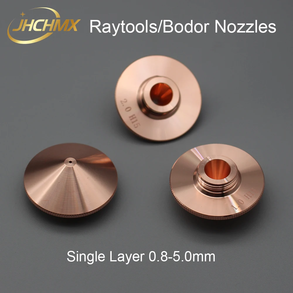 Os bocais do laser da fibra de jhchmx escolhem/dupla camada dia.32 m14 0.8-5.0mm para a máquina da cabeça do laser da fibra de raytools bodor