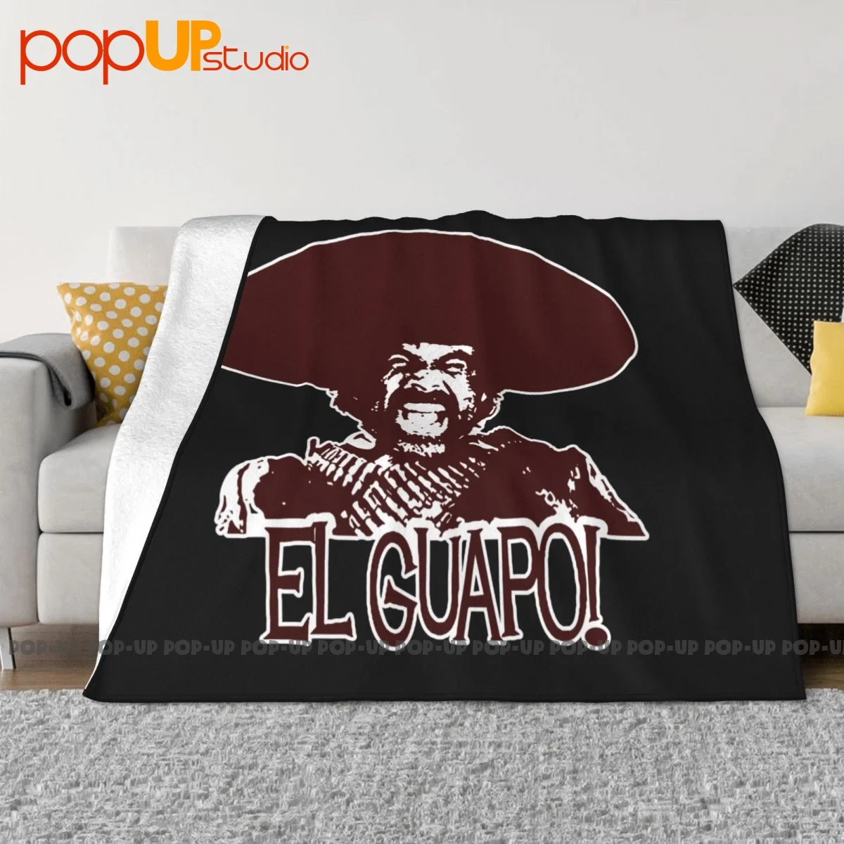 The Three Amigos El Guapo Villain Bad Hombre Cinco De Mayo Blu Ray Blanket Casual Dual Purpose Mechanical Wash