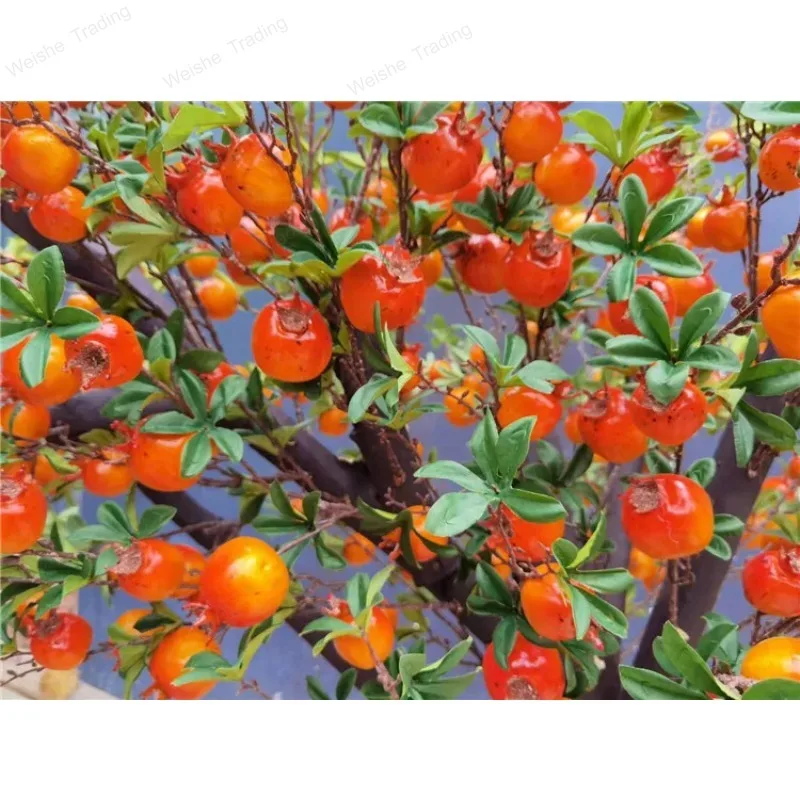 Simulation of pomegranate fruit tree orange apple persimmon hawthorn tree outdoor large floral decoration tree ornaments